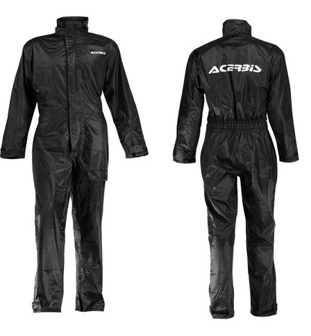 TRAJE DE LLUVIA ACERBIS CORPORATE 1 PIEZA NEGRO M