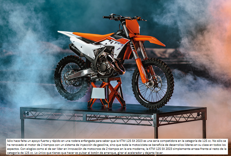MOTO KTM 125 SX 2023