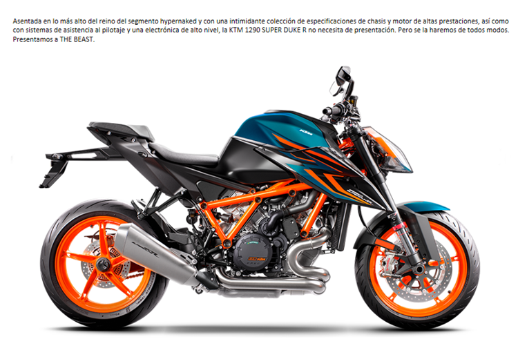 MOTO KTM 1290 SUPER DUKE R 2023