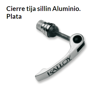 CIERRE TIJA SILLIN ALUMINIO