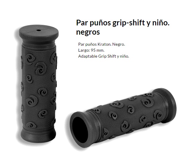PUOS BICICLETA GRIPSHIFT NEGRO