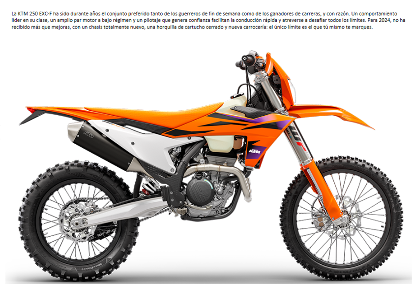 MOTO KTM 250 EXC-F 2025