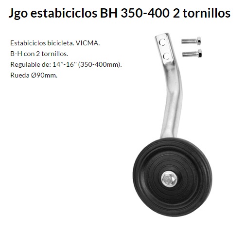 ESTABILIZADOR BICICLETA BH 350-400 2 TORNILLOS JUEGO