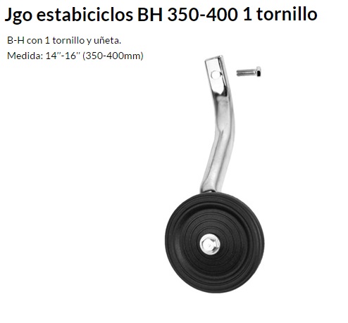 ESTABILIZADOR BICICLETA BH 350-400  1 TORNILLO JUEGO