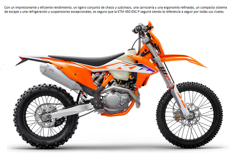MOTO KTM 450 EXC-F 2025
