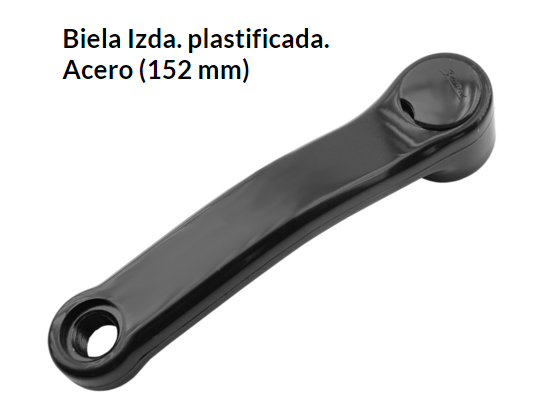 BIELA BICICLETA IZQUIERDA 150 MM. PLASTIFICADA