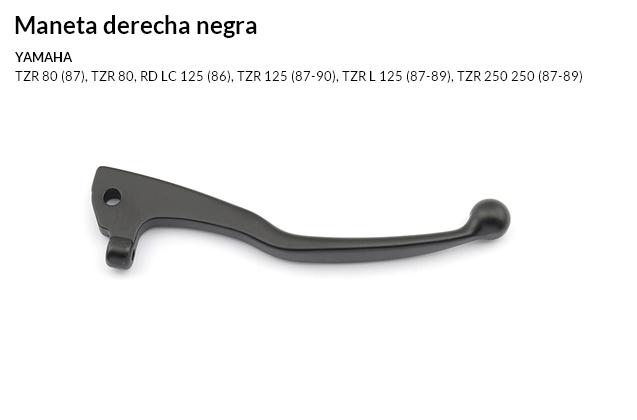 Maneta derecha negra