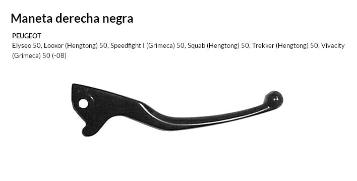 Maneta derecha negra