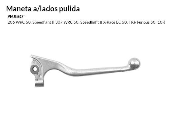 Maneta a/lados pulida