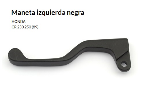 Maneta izquierda negra