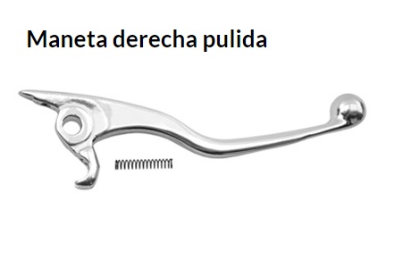 Maneta derecha pulida