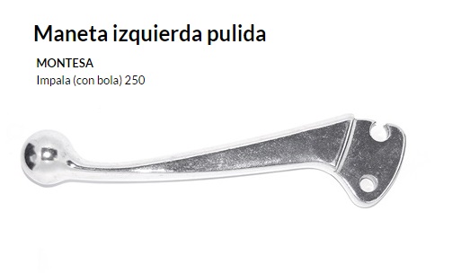 Maneta izquierda pulida