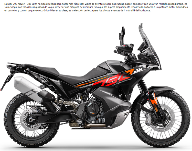 MOTO KTM 790 ADVENT 2024