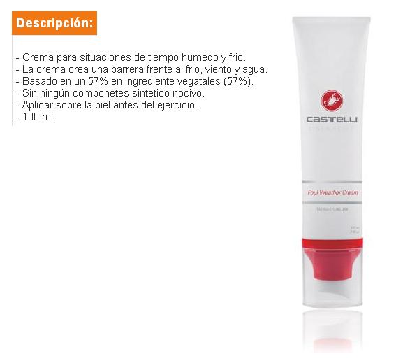 CREMA CASTELLI INVIERNO 100 ML.