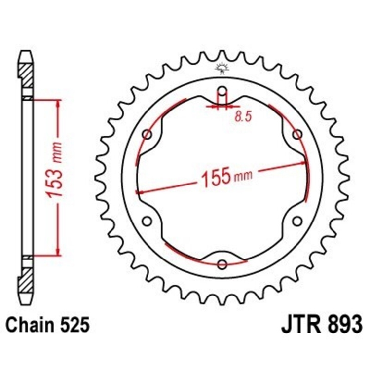 CORONA JT 893 ZINC NEGRO 38 D