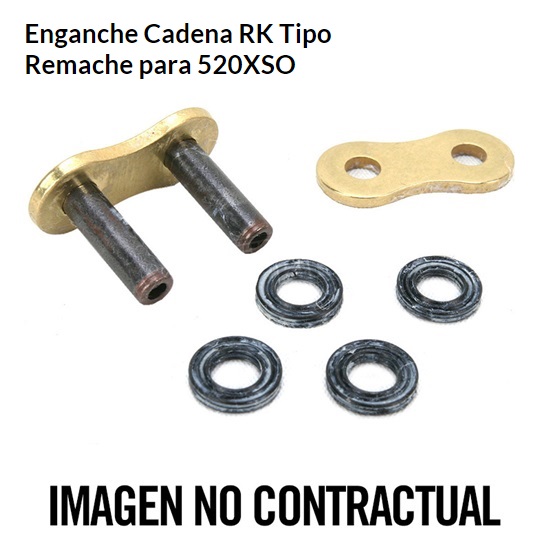 ENGANCHE CADENA MOTO RK 520 XSO REMACHAR