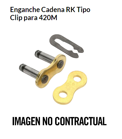 ENGANCHE CADENA MOTO RK 420 RAPIDO