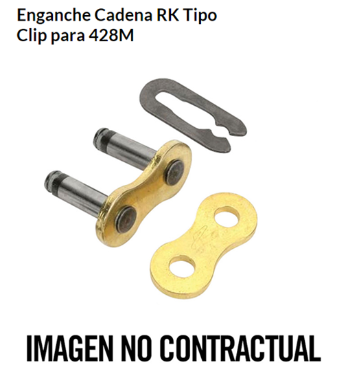 ENGANCHE CADENA MOTO RK 428 RAPIDO