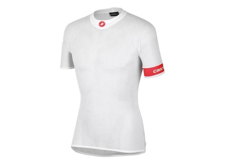 CAMISETA CASTELLI INTERIOR CORE MANGA CORTA BLANCA SM