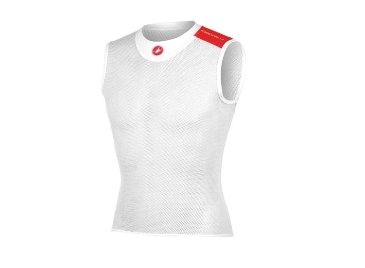 CAMISETA CASTELLI INTERIOR CORE SIN MANGA BLANCA SM