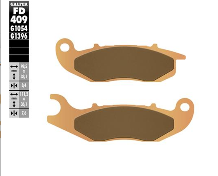 PASTILLA GALFER SEMIMETALICA STANDARD FD409G1054