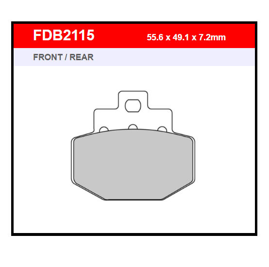 PASTILLA FERODO FDB2115EF