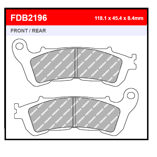 PASTILLA FERODO FDB2196ST