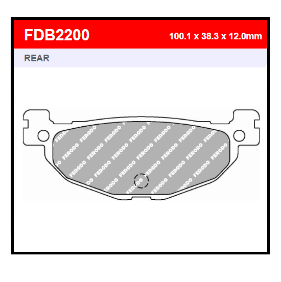 PASTILLA FERODO FDB2200EF