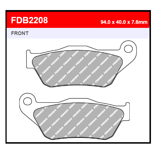 PASTILLA FERODO FDB2208EF