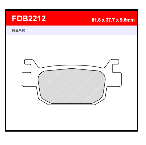 PASTILLA FERODO FDB2212EF