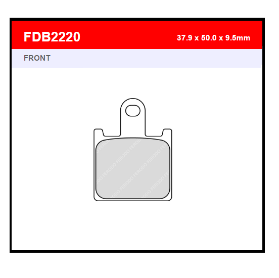 PASTILLA FERODO FDB2220ST