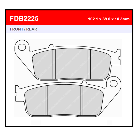 PASTILLA FERODO FDB2225EF