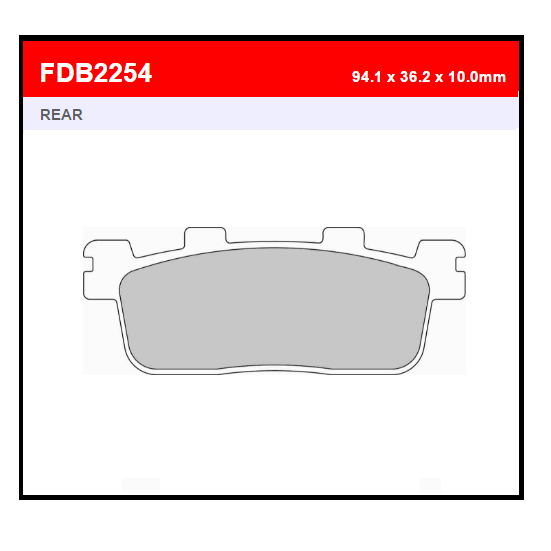 PASTILLA FERODO FDB2254EF