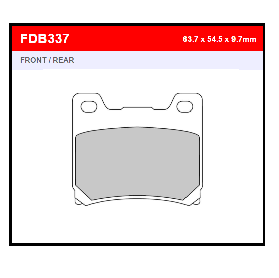 PASTILLA FERODO FDB337EF