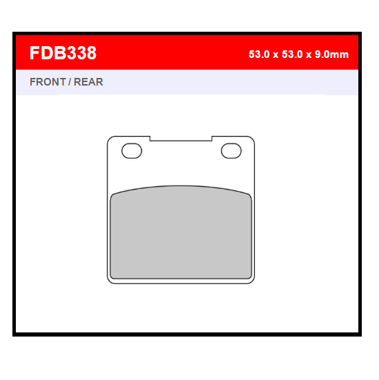 PASTILLA FERODO FDB338EF