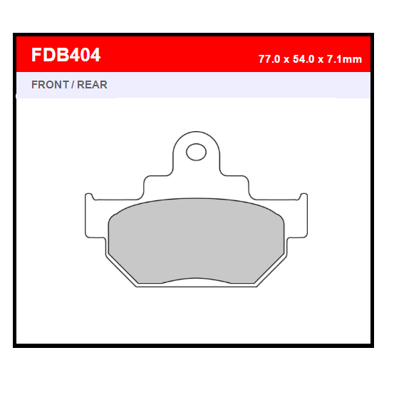PASTILLA FERODO FDB404P