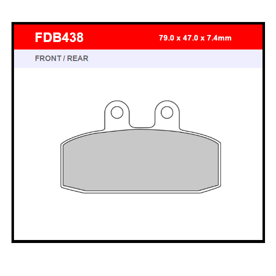 PASTILLA FERODO FDB438EF