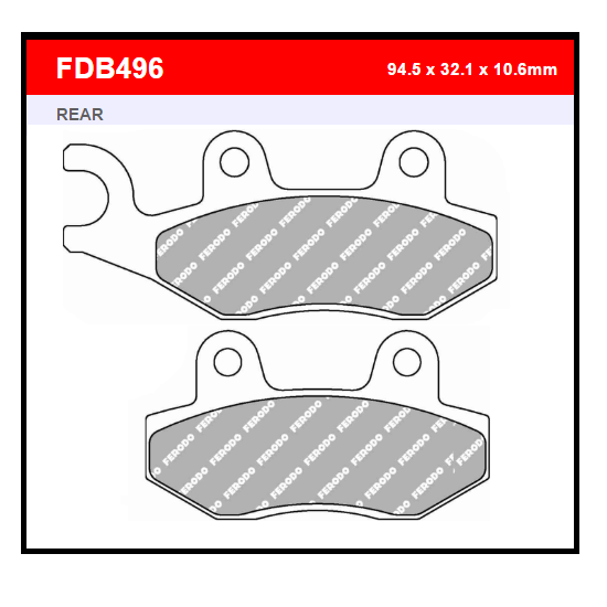 PASTILLA FERODO FDB497EF