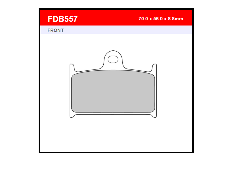 PASTILLA FERODO FDB557ST