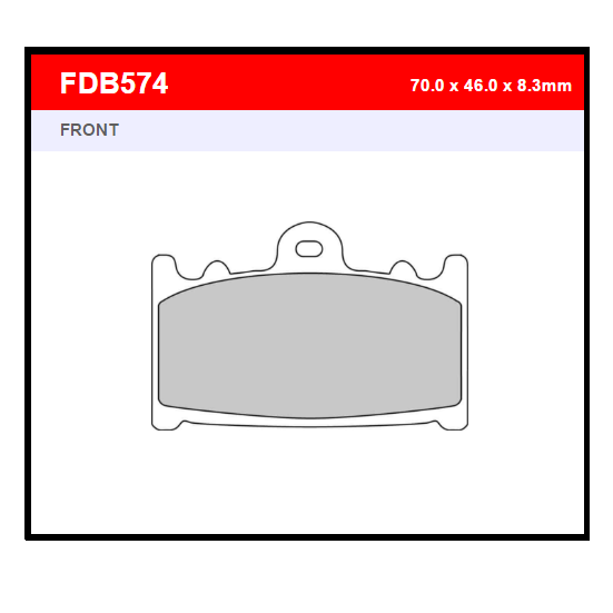 PASTILLA FERODO FDB574ST