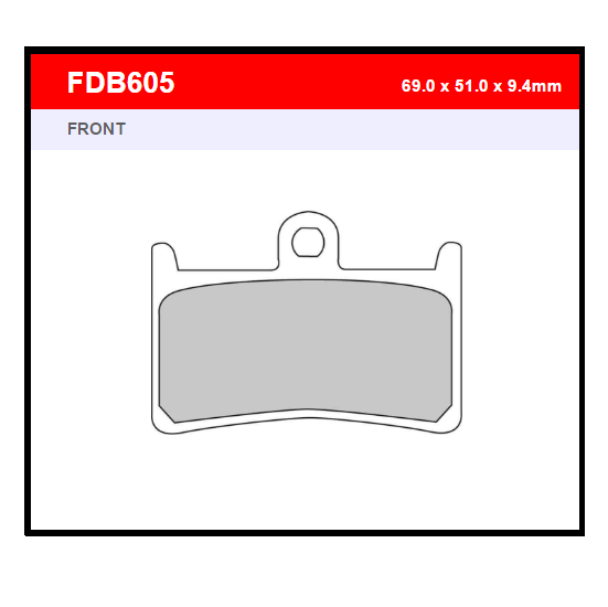 PASTILLA FERODO FDB605EF