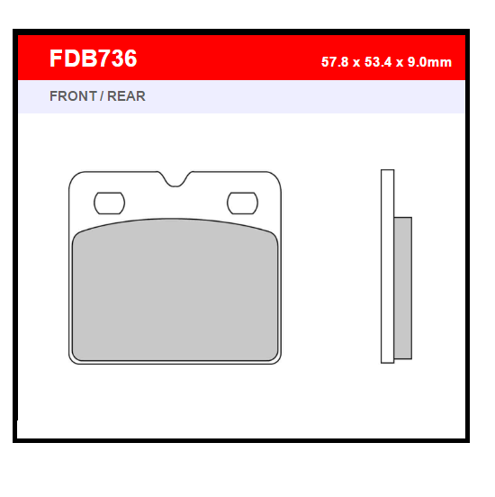 PASTILLA FERODO FDB736ST