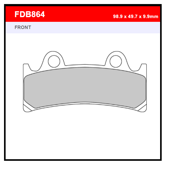 PASTILLA FERODO FDB864ST