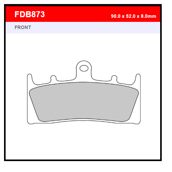 PASTILLA FERODO FDB873ST