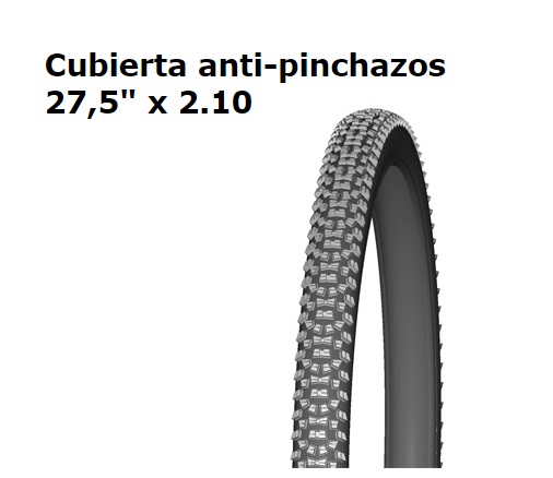 CUBIERTA BICICLETA IMPORT 27,5-210 ANTIPINCHAZOS