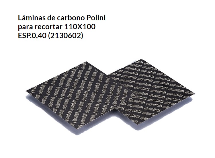 HOJAS DE CARBONO 110X100 ESP.0,40