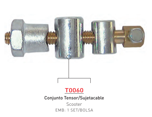 TENSOR FRENO MOTO TECNIUM TUERCA UNIVERSAL