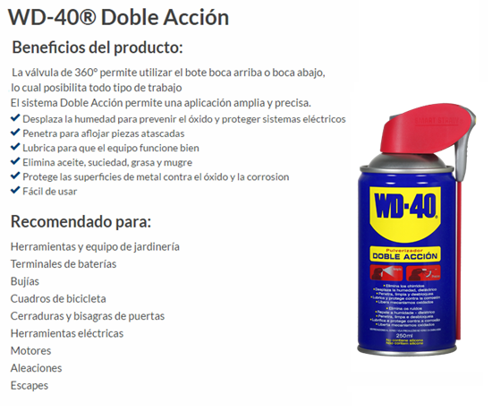 ACEITE MULTIUSOS WD-40 250 ML