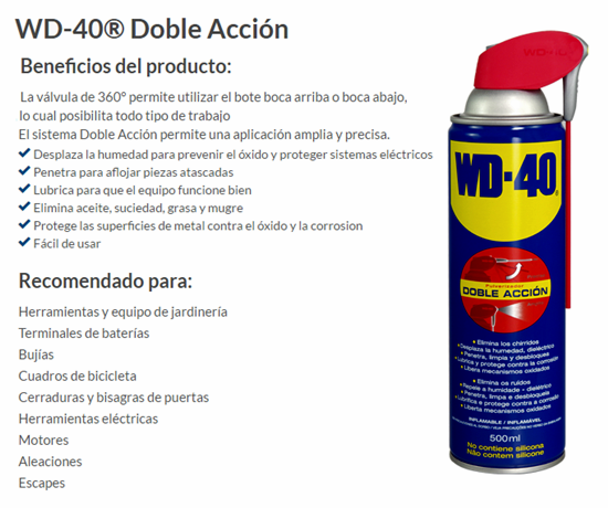 ACEITE MULTIUSOS WD-40 500 ML