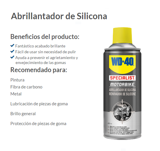 ABRILLANTADOR SILICONA WD-40 400 ML